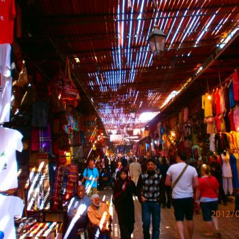 De souqs van Marrakesh